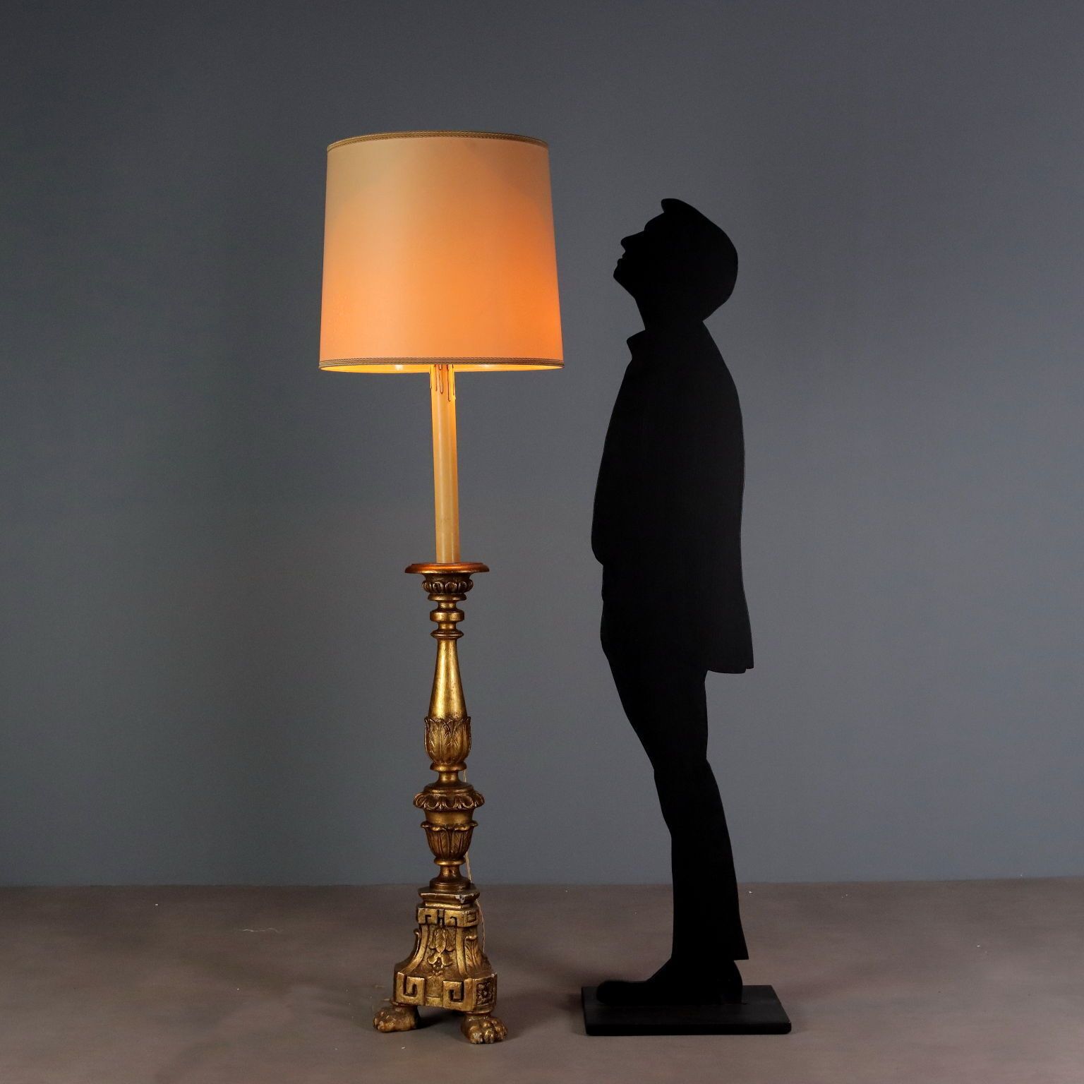 Floor Lamp Neoclassical Style Linden Italy XX Century photo for sale