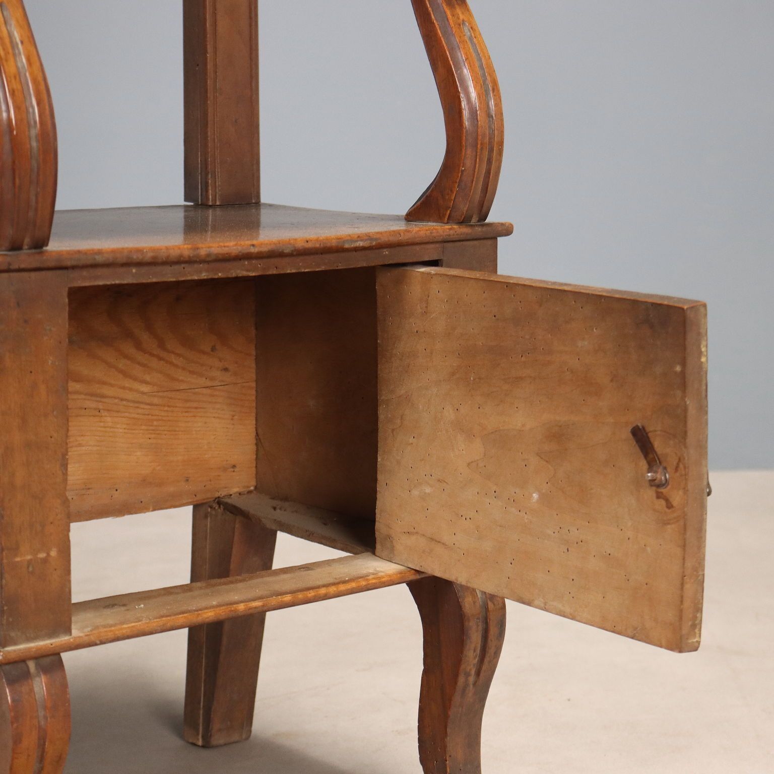 Antique Bedside Tables Walnut With Drawer Italy XIX Century photo buy
