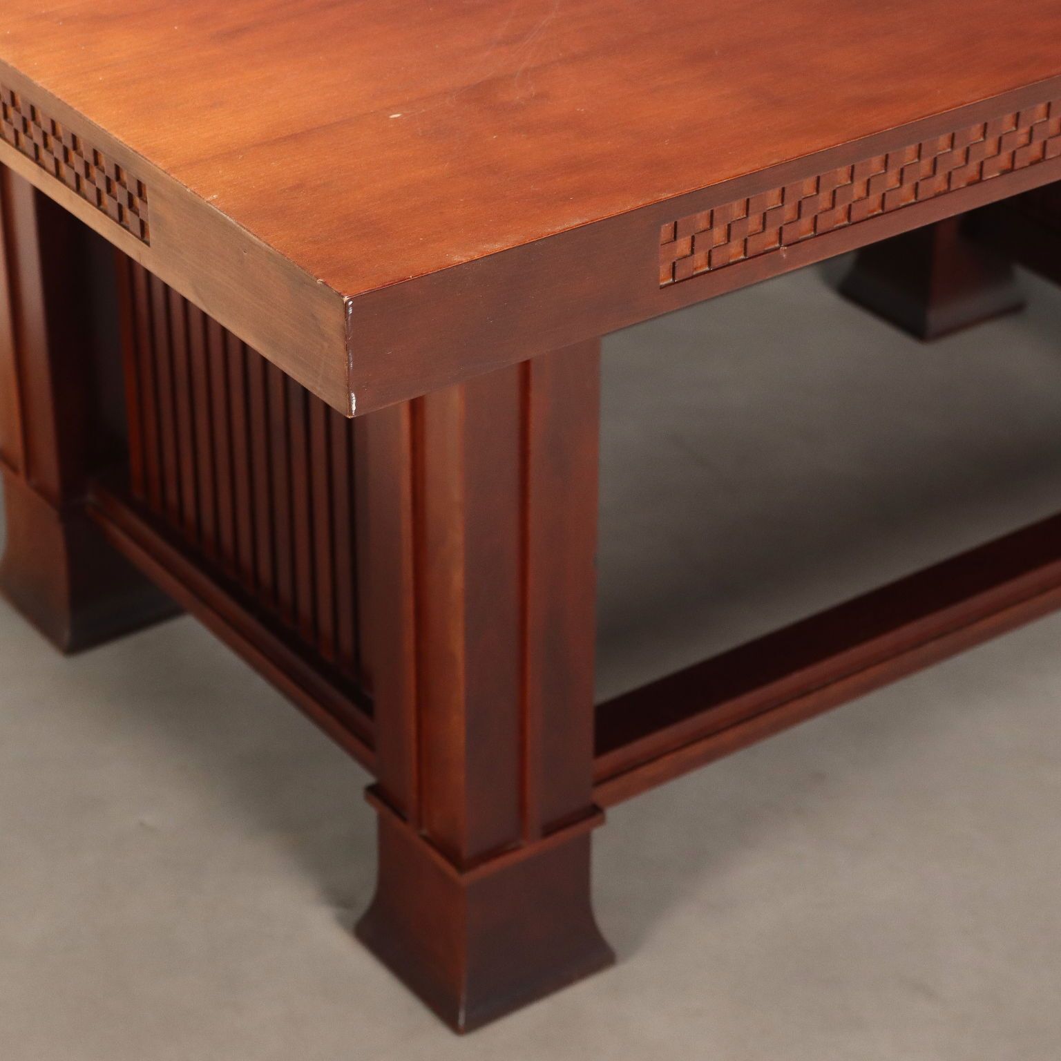 Cassina Husser Table Design Frank Lloyd Wright Italy 1980s photo Furniture