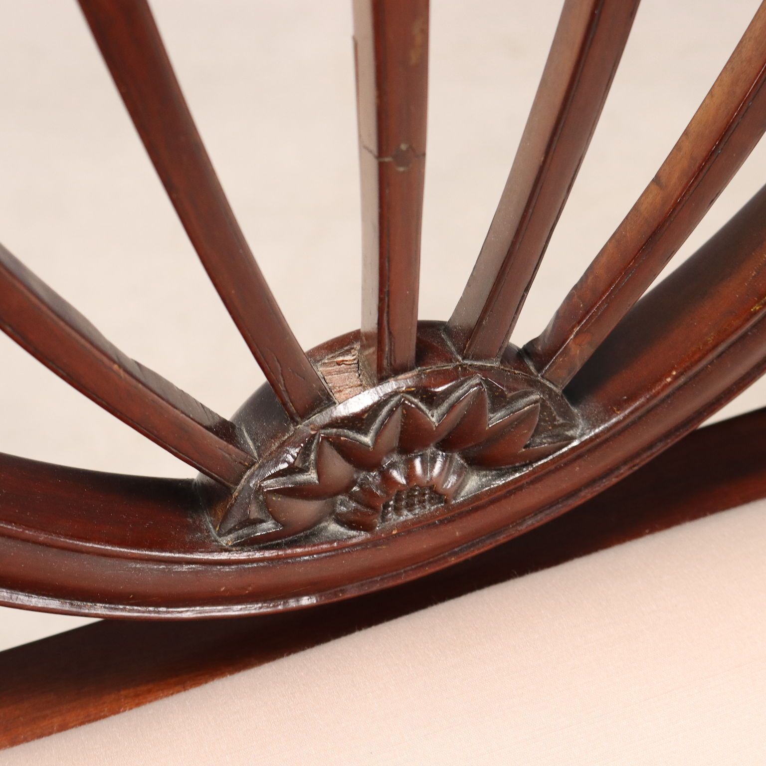 Armchair Regency Style Mahogany Fabric England XIX Century photo vinterior
