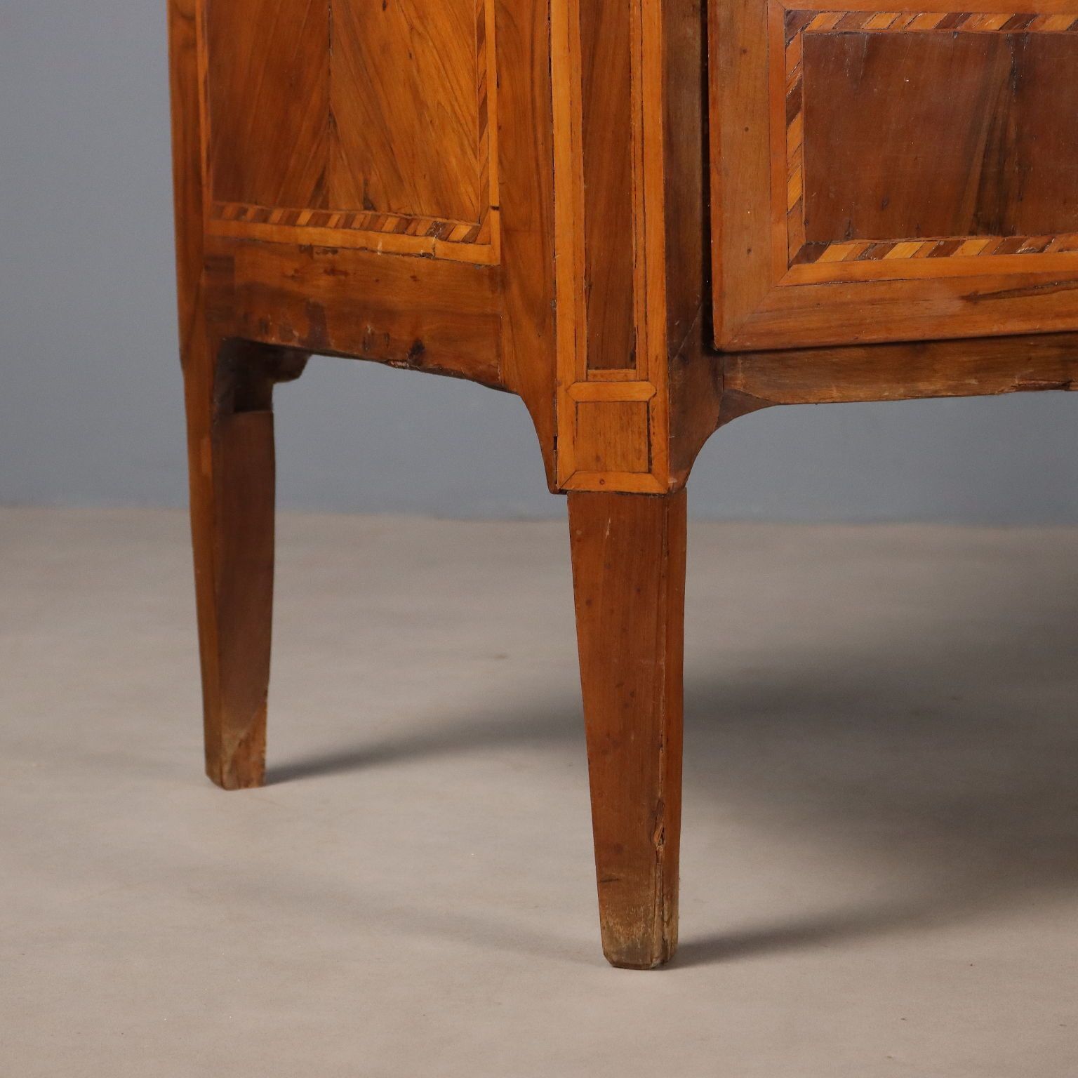 Chest Of Drawers Neoclassical Maple 3 Drawers XIX Century photo vintage