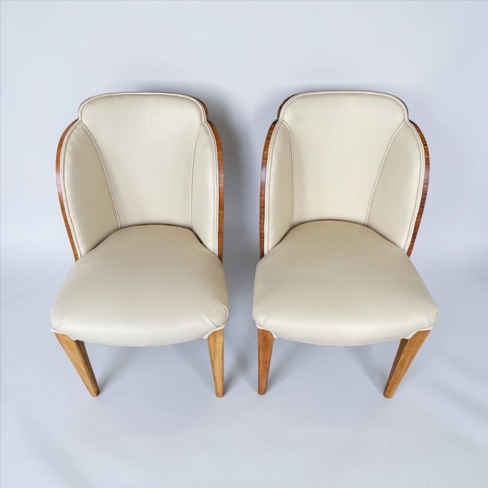 photo furniture Fine Pair Of Side Chairs By Harry And Lou Epstein