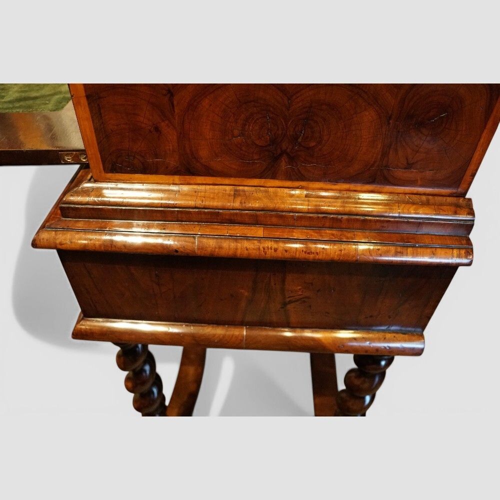7500.0 William & Mary Oyster Walnut Escritoire Circa 1680 photo