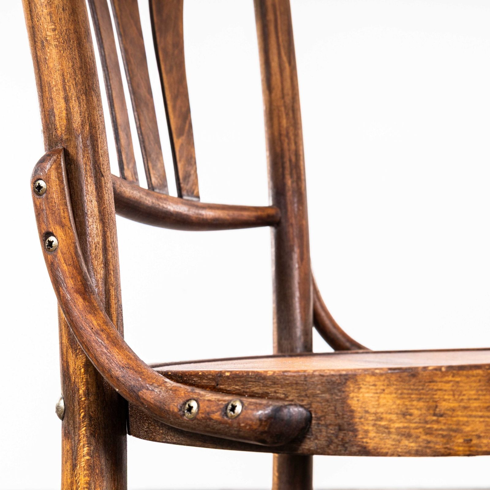 1990’s Fan Back Mid Oak Bentwood Dining Chairs – Set Of Eleven photo buy