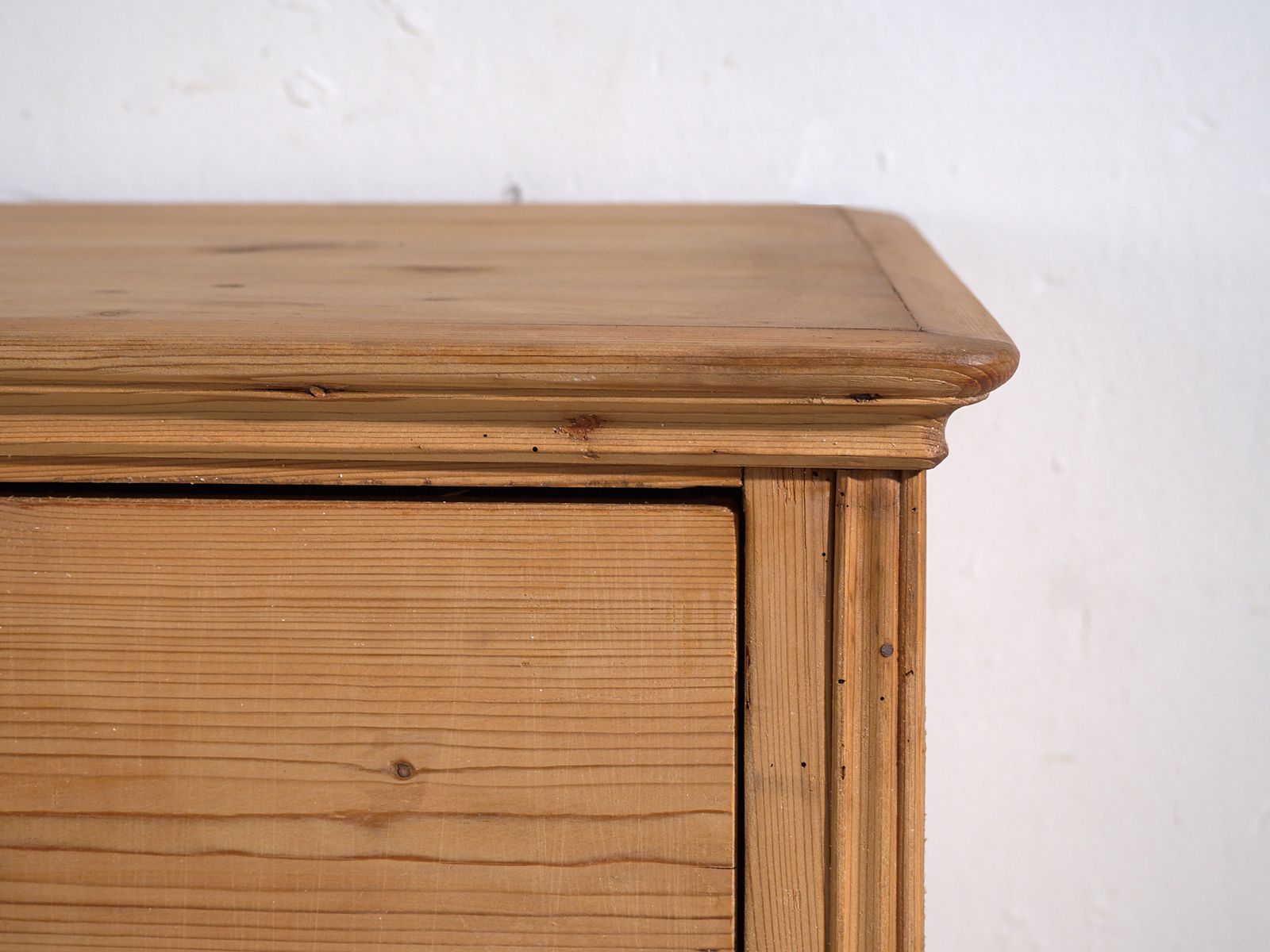 Antique Solid Pine Chest Of Drawers – Rustic European Dresser – Circa 1900 photo vinterior