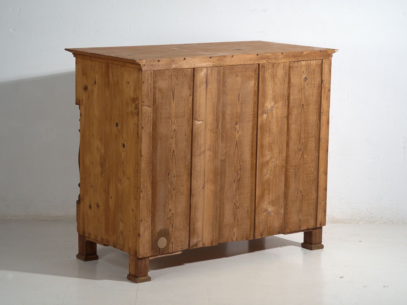 photo for sale Antique Solid Pine Chest Of Drawers – Rustic European Dresser – Circa 1900