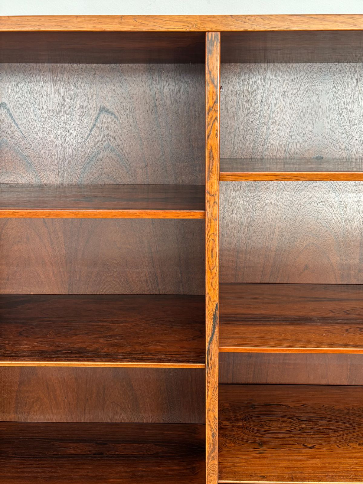 photo buy Scandinavian Gunni Omann Dark Wood Bookcase, Denmark 1960s