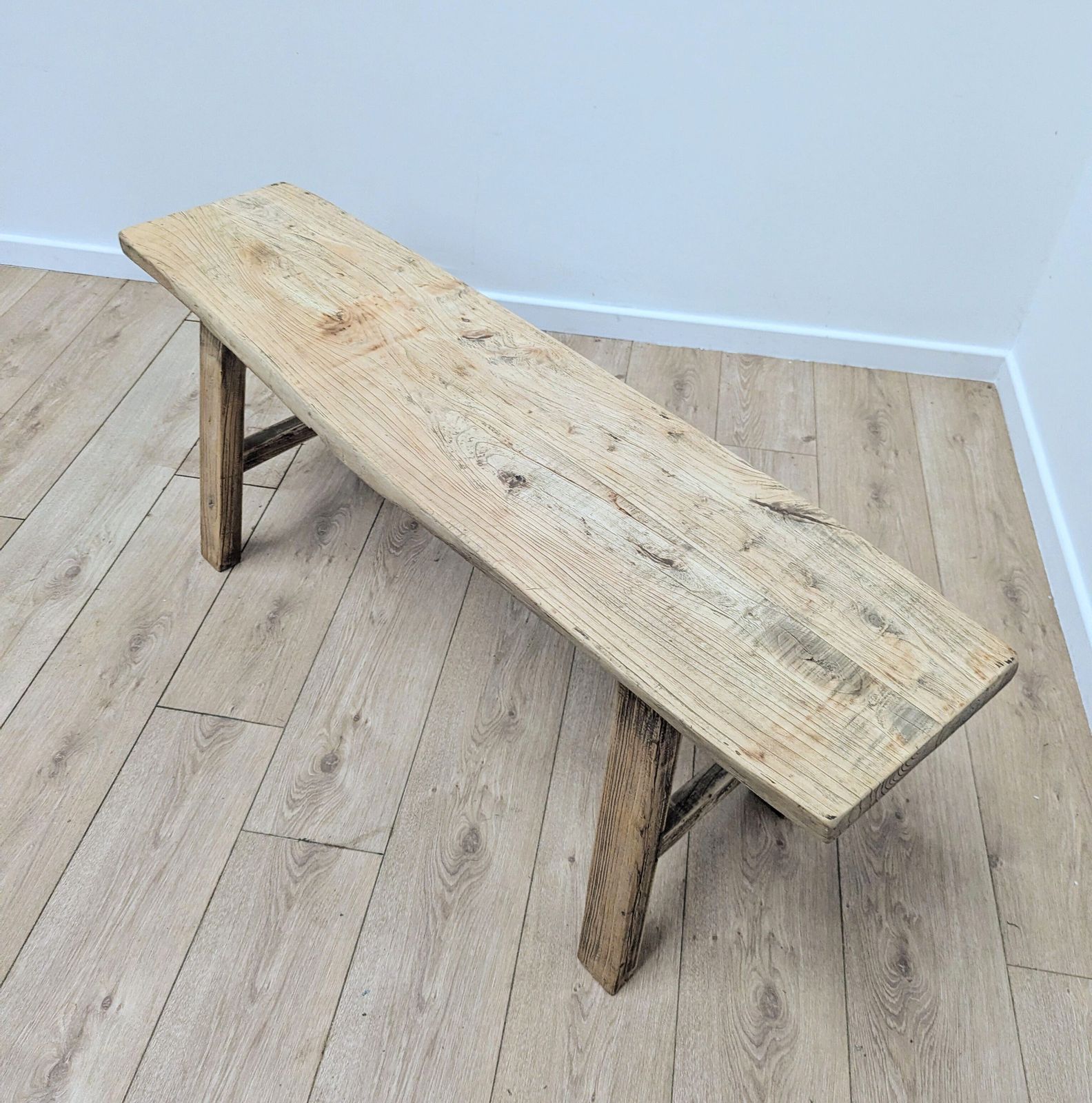 Vintage Chunky Rustic Reclaimed Elm Coffee Table  Delivery Available 0282. photo Furniture