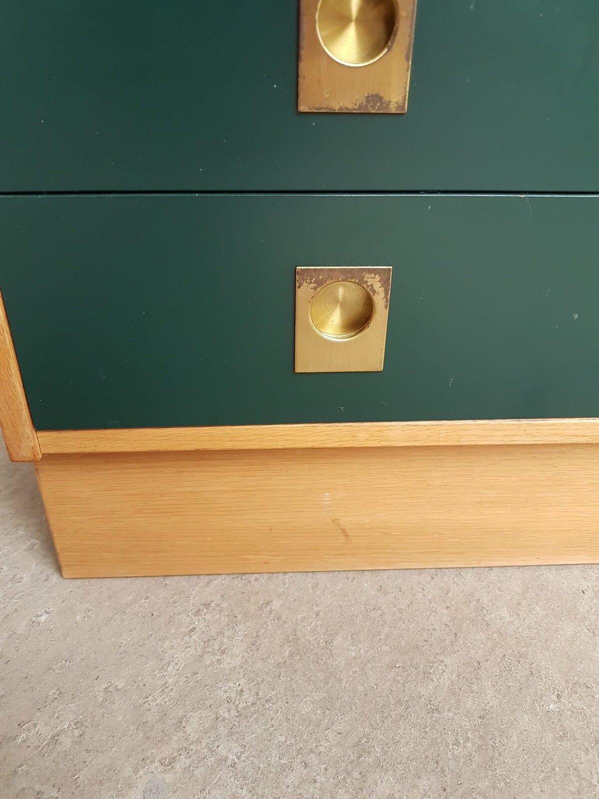 photo for sale Vtg Mid Century Danish Oak Chest Of Drawers Scandinavian Style Retro R191