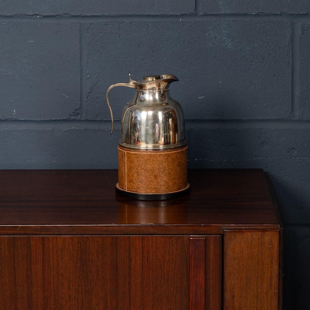 Vintage 20th Century Italian Silver Plated Hot Water Flask By Gucci C.1980 photo furniture