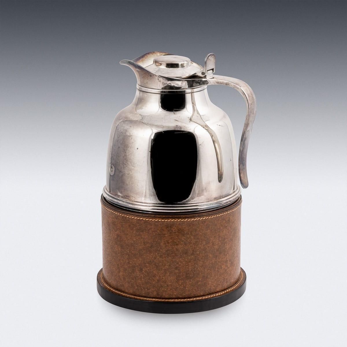 Vintage 20th Century Italian Silver Plated Hot Water Flask By Gucci C.1980 photo for sale