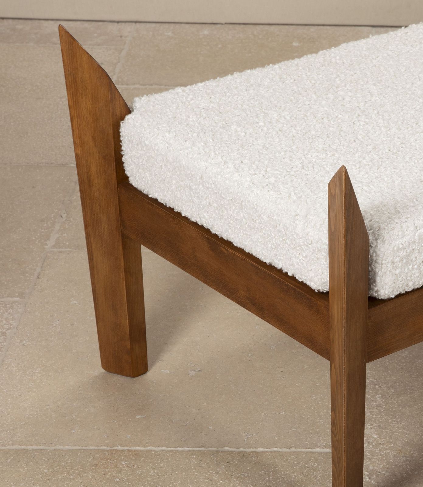 Contemporary Italian Mid Century Style Bench photo for sale