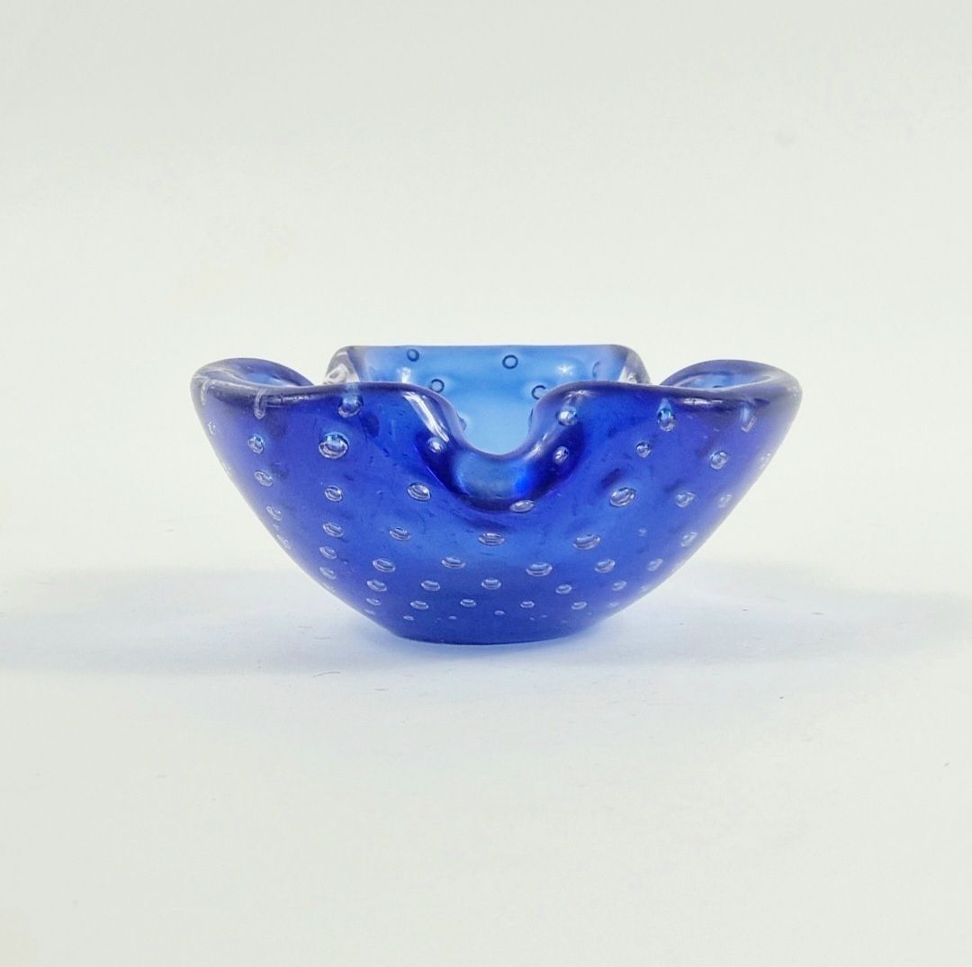 Mid Century Bullicante Murano Glas Schaaltje Van Barovier & Toso, Italië, Jaren 1960 photo for sale