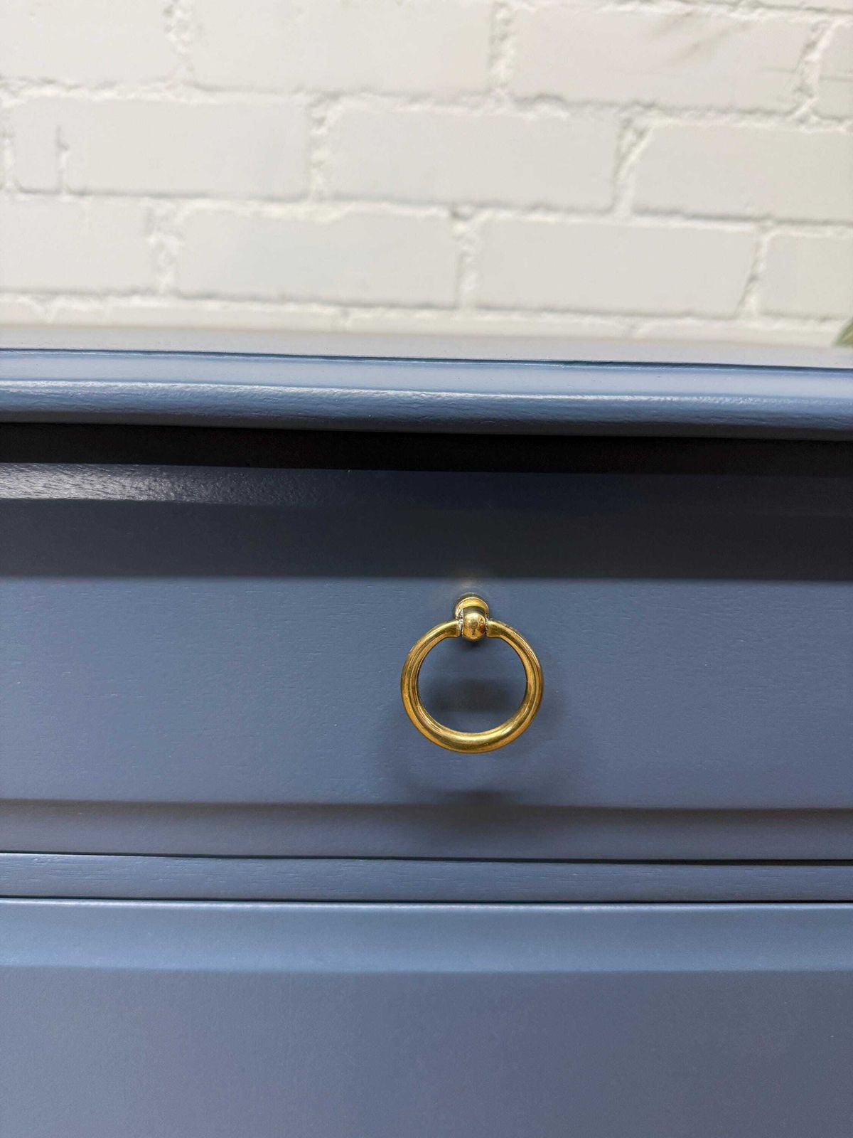photo for sale Stag Minstrel Sideboard / Painted To Order In Benjamin Moore “Evening Dove”