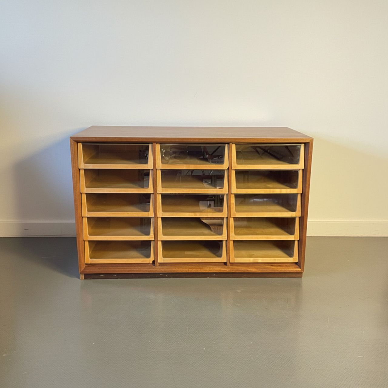 Midcentury 15 Drawer Haberdashery photo furniture