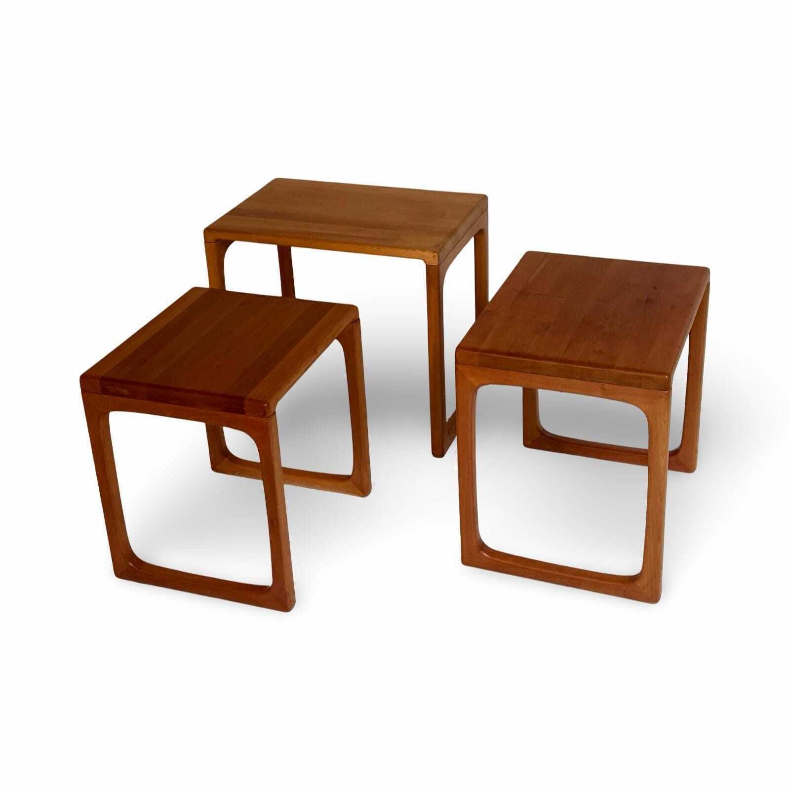 Br Gelsted   Mimi Set / Set Of Three   Nesting Tables   Teak Wood   Great Condition, Denmark Ca. 1960's photo Furniture