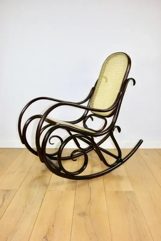 Rocking Chair, Original Brown, 1970s   Very Good Condition