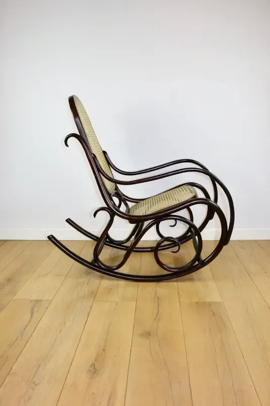 Rocking Chair, Original Brown, 1970s   Very Good Condition photo 684.0