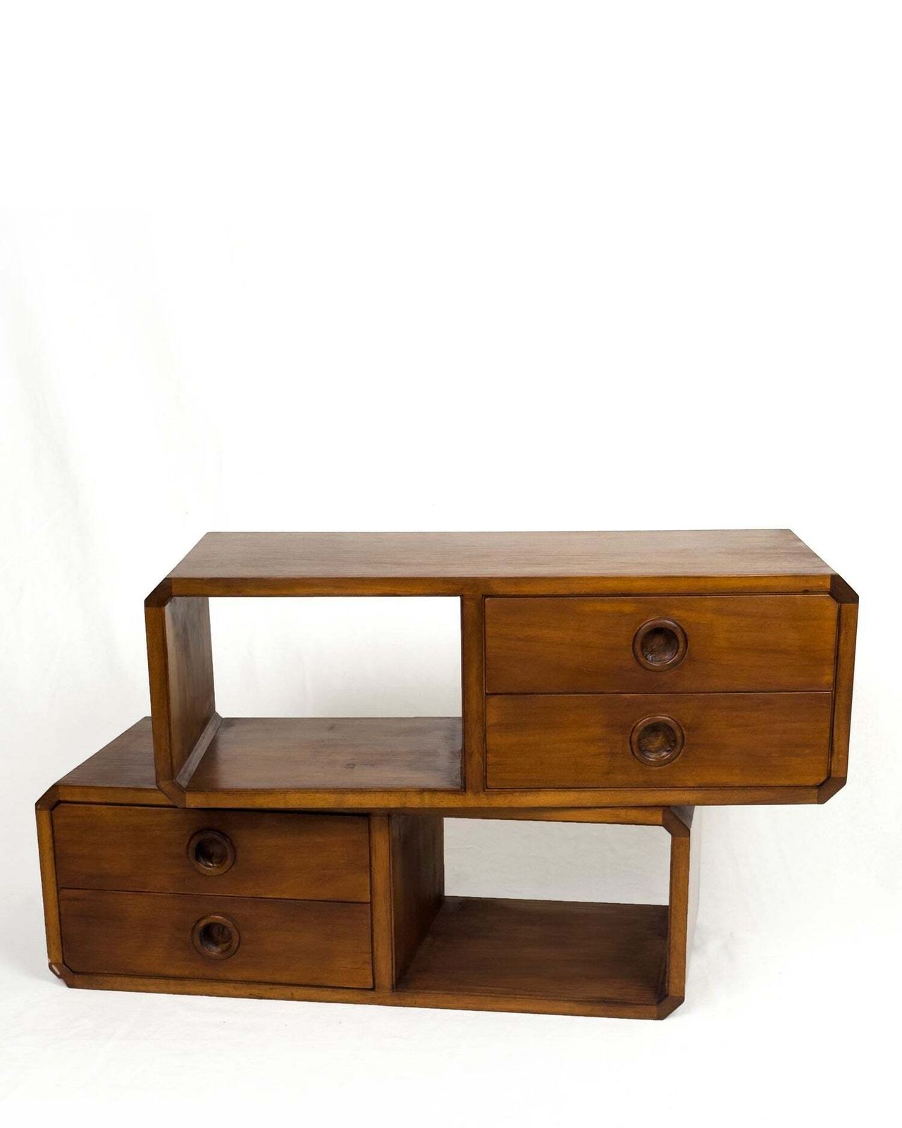 Vintage Danish Mid Century Floating Wall Hung Nightstands photo 1100.0