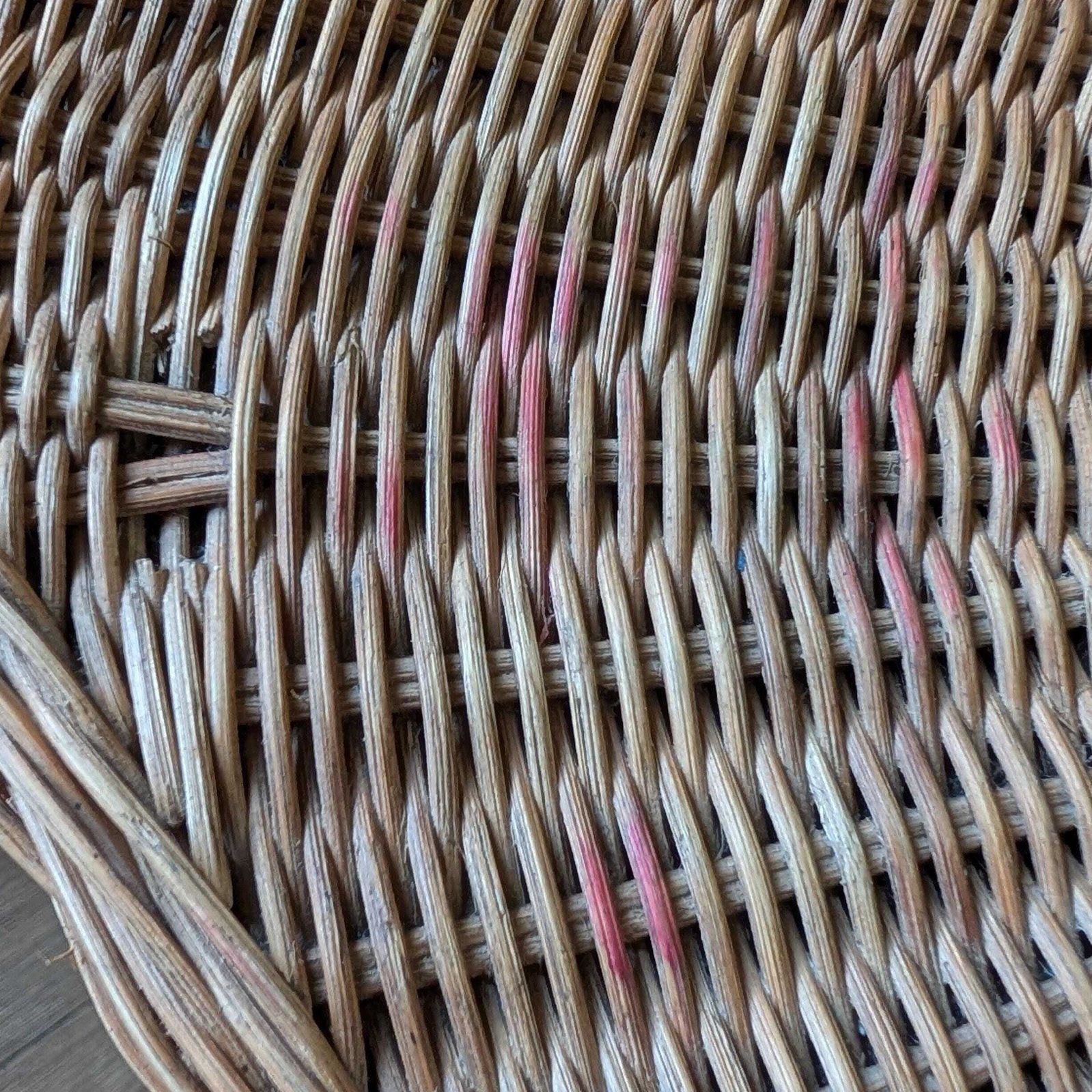 Mid Century Steel And Rattan Side Table photo furniture