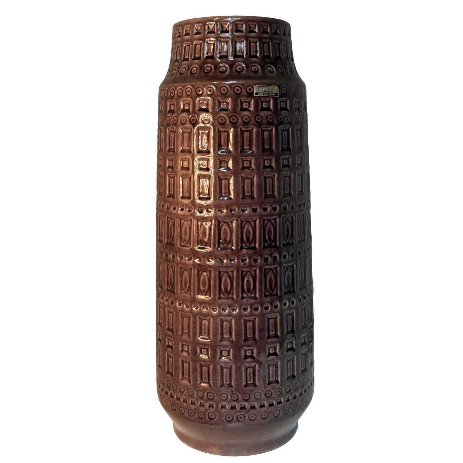 Scheurich   West Germany   Floor Vase (Xl)   Pottery   Model 260   Europ Linie (52cm) photo furniture