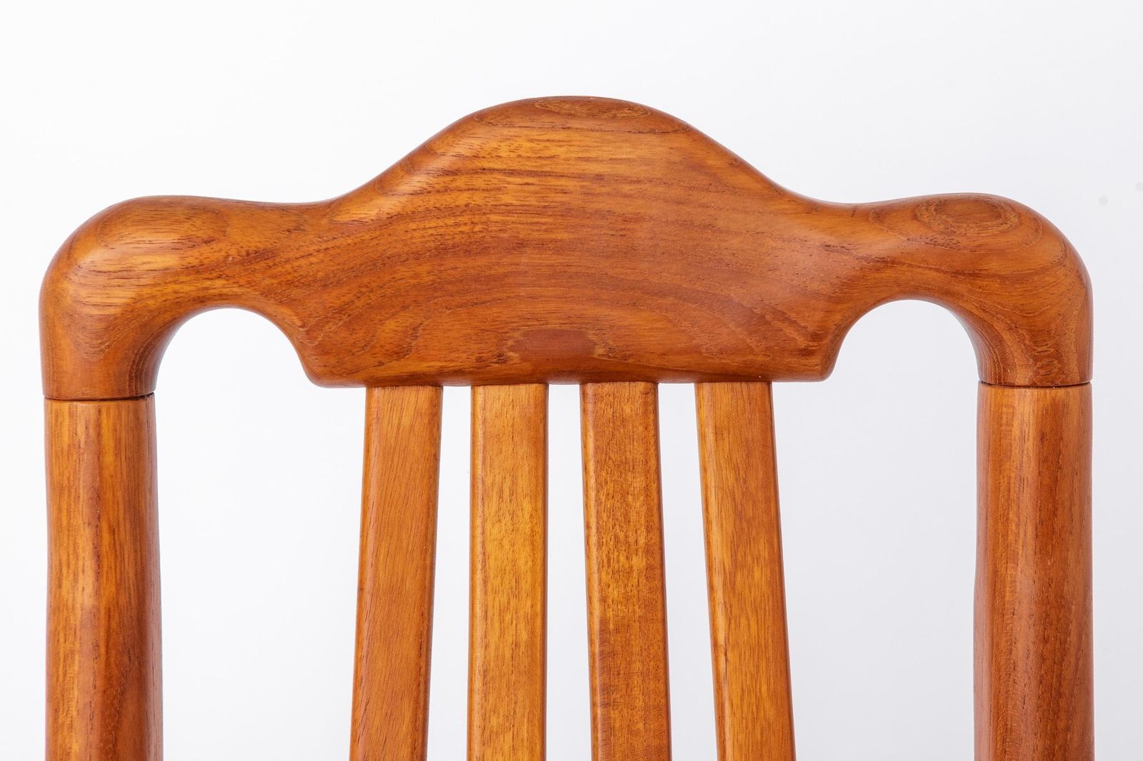 Set Of 4 Danish Teak Dining Chairs 1960s, Mid Century Vintage Chairs, Beige Upholstered Seats photo 1569.0