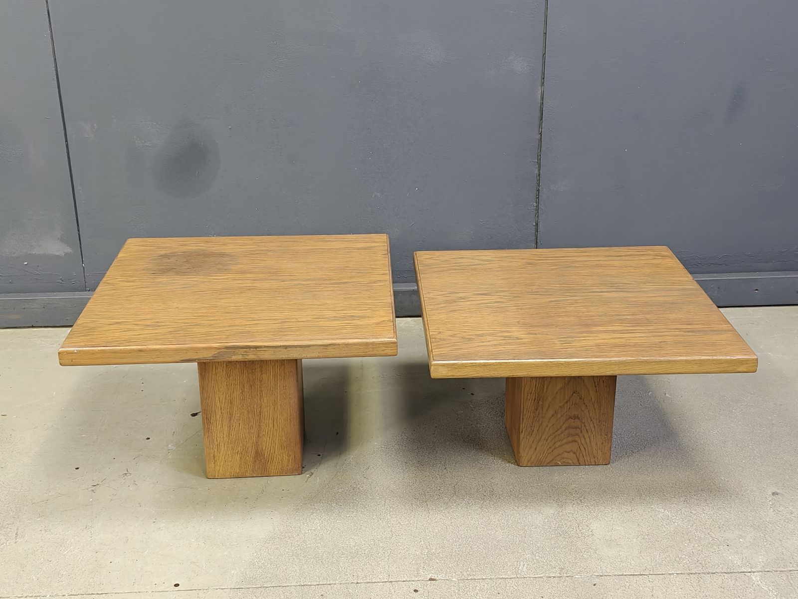 Pair Of Vintage Wooden Coffee Or Side Tables, 1960s