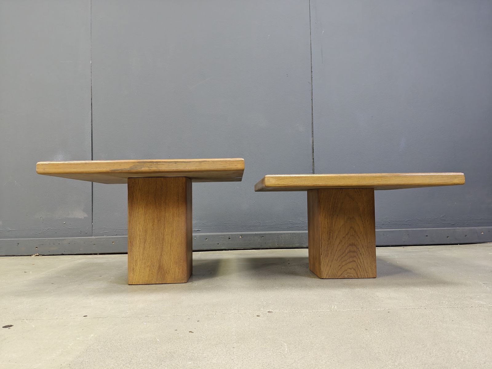 photo for sale Pair Of Vintage Wooden Coffee Or Side Tables, 1960s