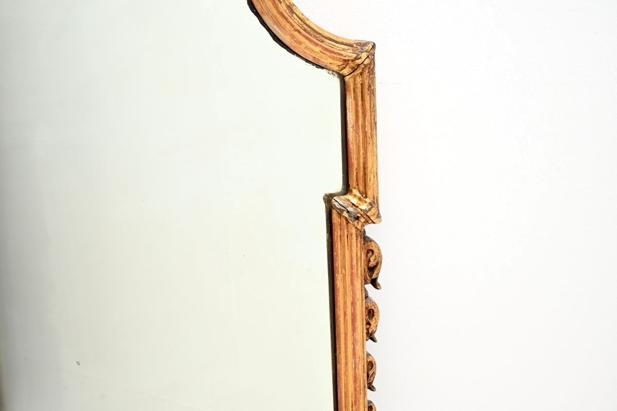 Antique French Gilt Wood Mirror photo 975.0
