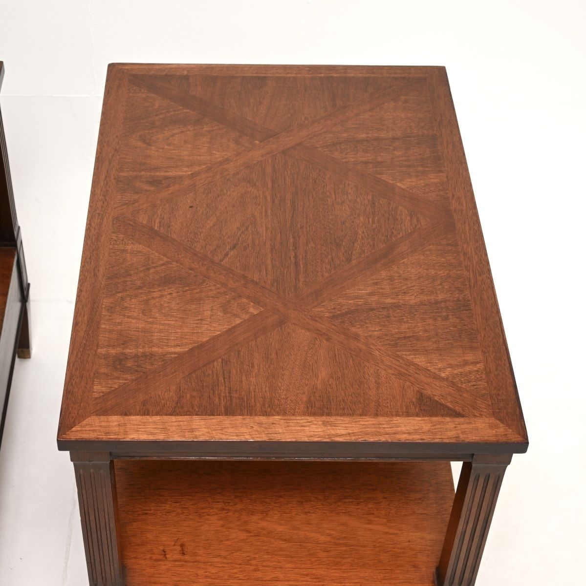 Pair Of Antique Georgian Style Mahogany Side Tables photo 1268.0