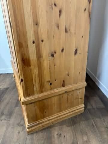 Modern Pine Double Wardrobe, 21st Century photo furniture