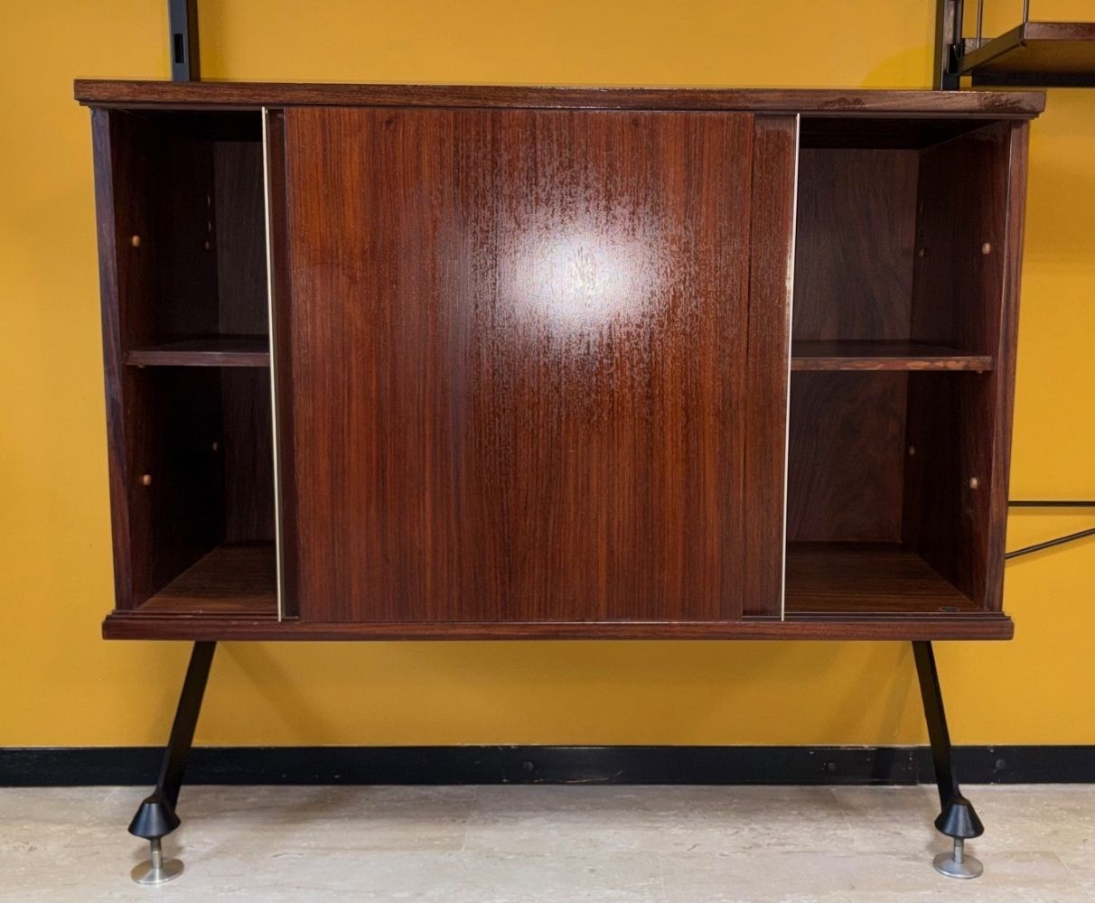 Urio Bookcase With Modular Elements In Teak, Designed By Ico & Luisa Parisi For Mim Roma, 1960s photo Furniture