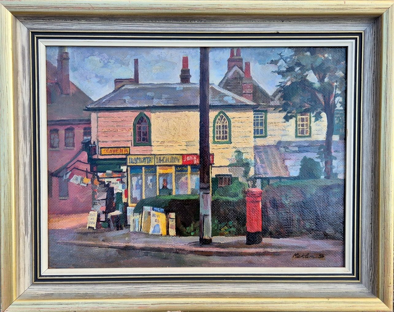 Hugh Ralph Micklem   The Local Store, 1950 (Probably Harrow, North West London) photo for sale