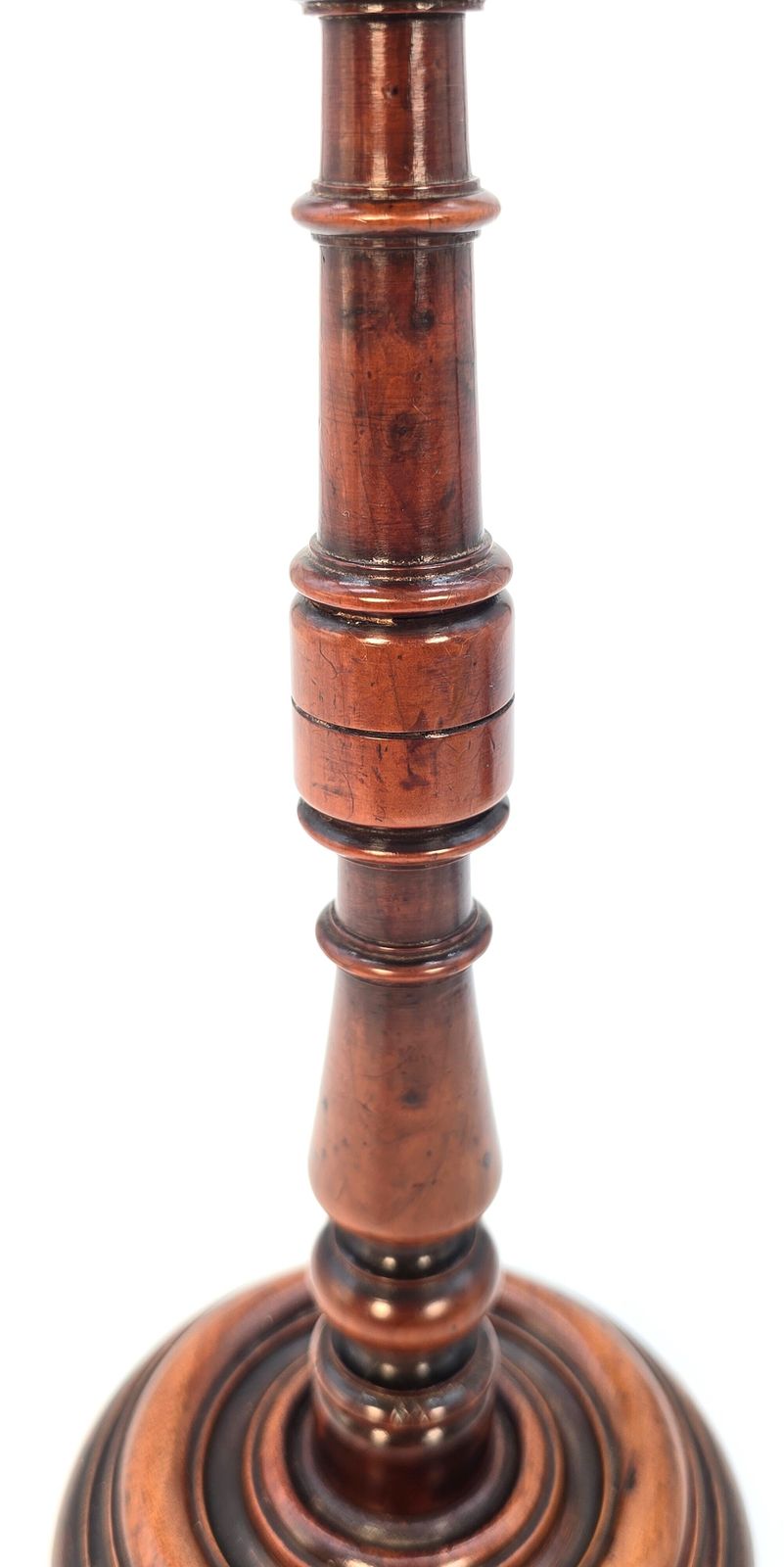 Pair Of 18th Century Wig Stands Made From Yew Wood, English Circa 1730 photo vinterior