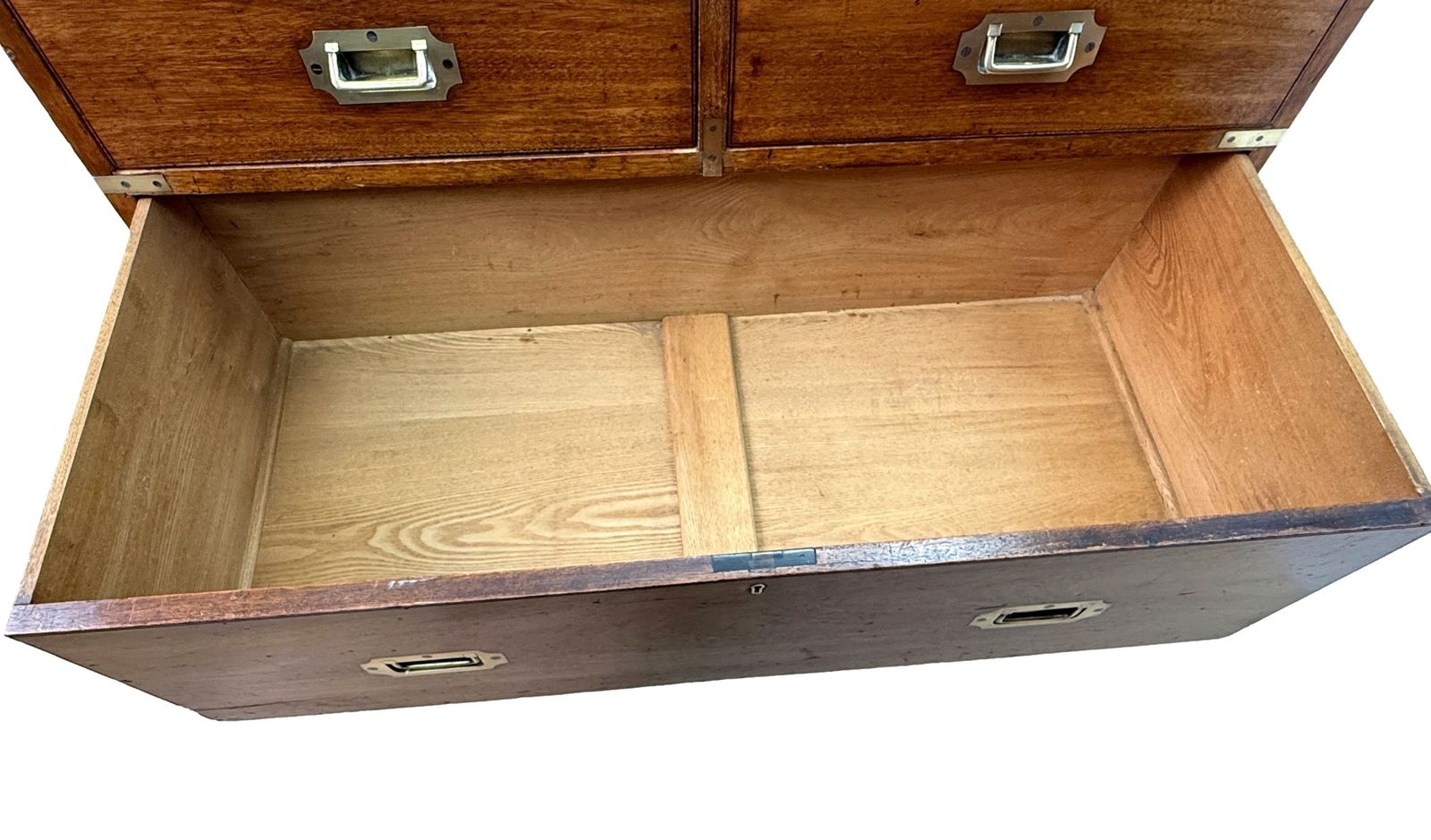 Camphor Wood 19th Century Military Campaign Chest Of Drawers (England, Circa 1860) photo vinterior