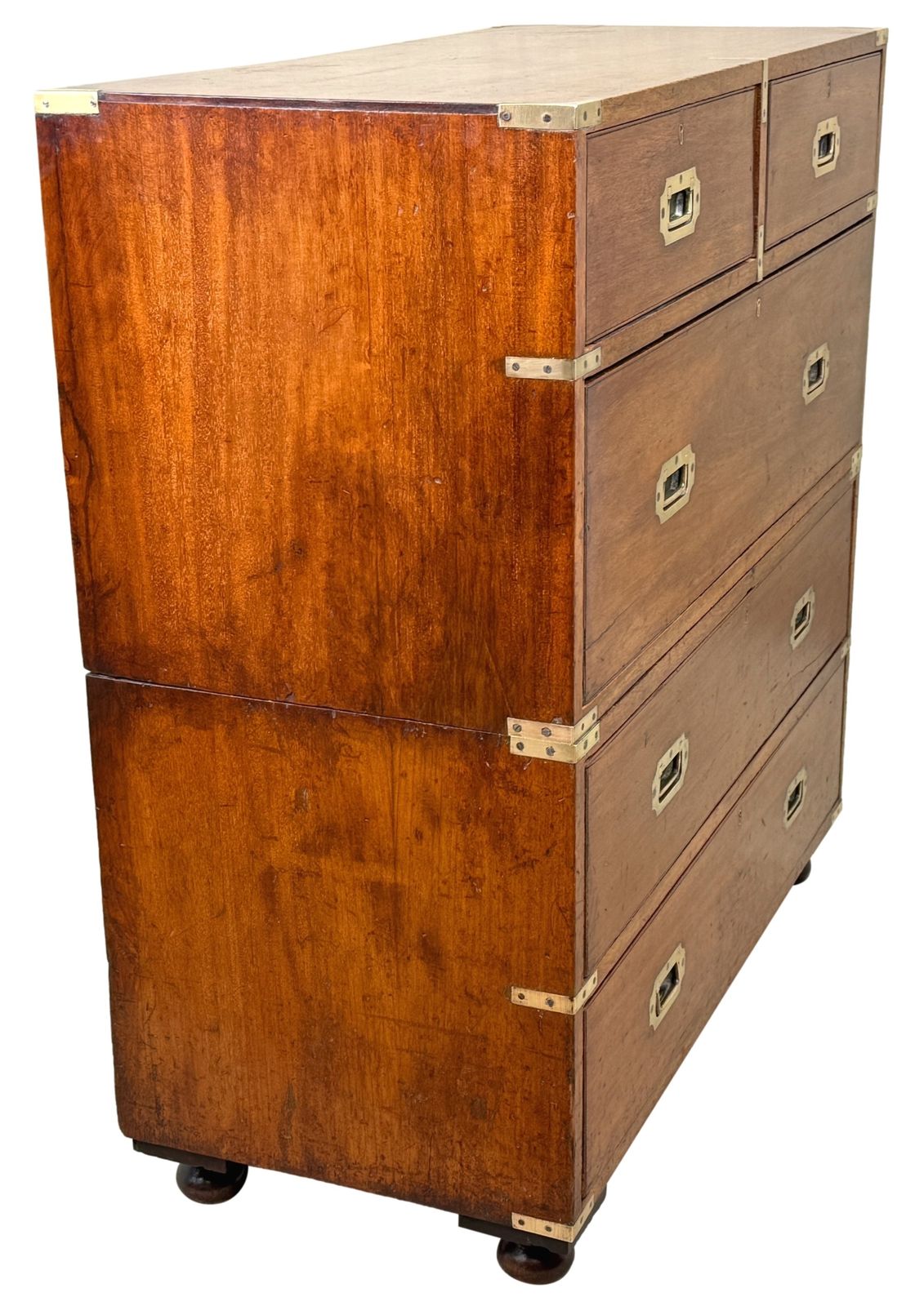 Camphor Wood 19th Century Military Campaign Chest Of Drawers (England, Circa 1860) photo buy