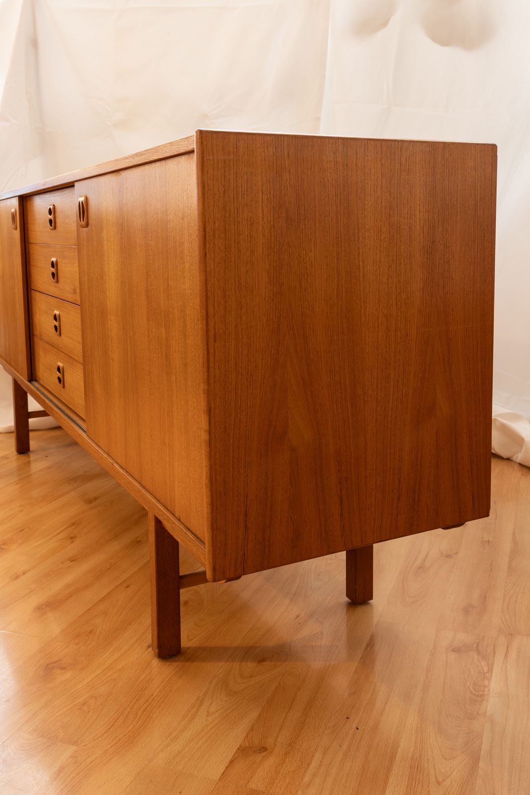 photo buy Rare 1960s Ikea Klippan Korsør Sideboard In Teak – Scandinavian Modern