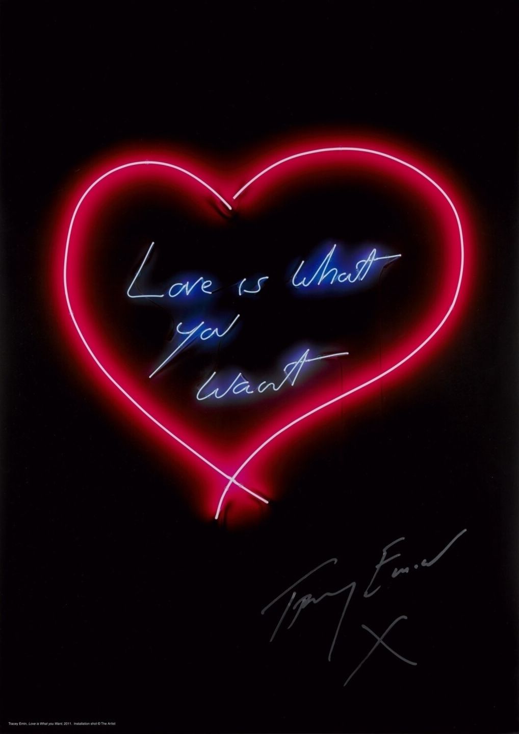 Tracey Emin Framed Love Is What You Want