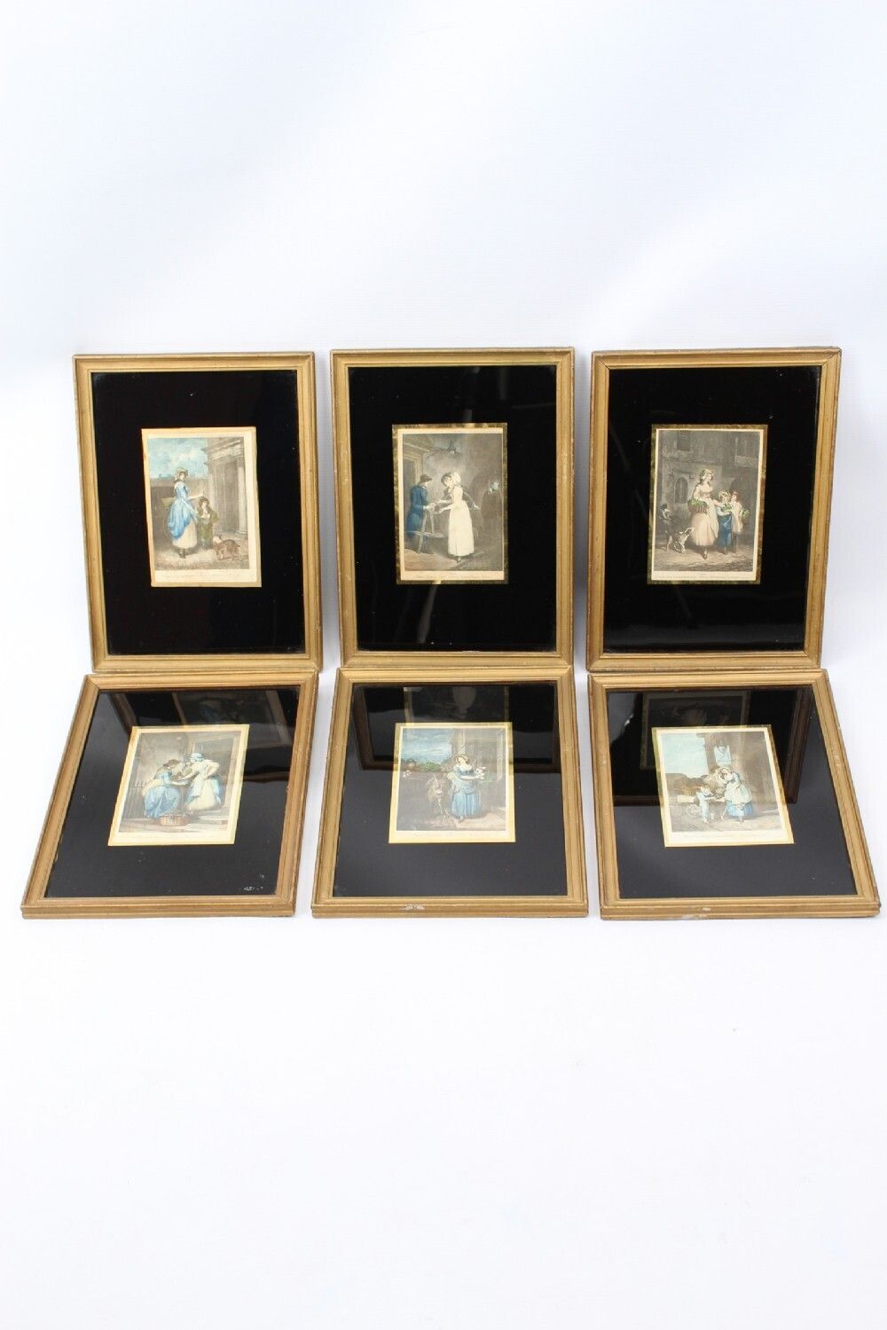 Set 6 Antique Prints From Wheatley’s The Cries Of London