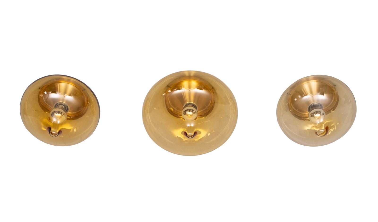 Rookglazen Hanglampen Van Dijkstra Lamps, Ca. Jaren 1970 photo furniture