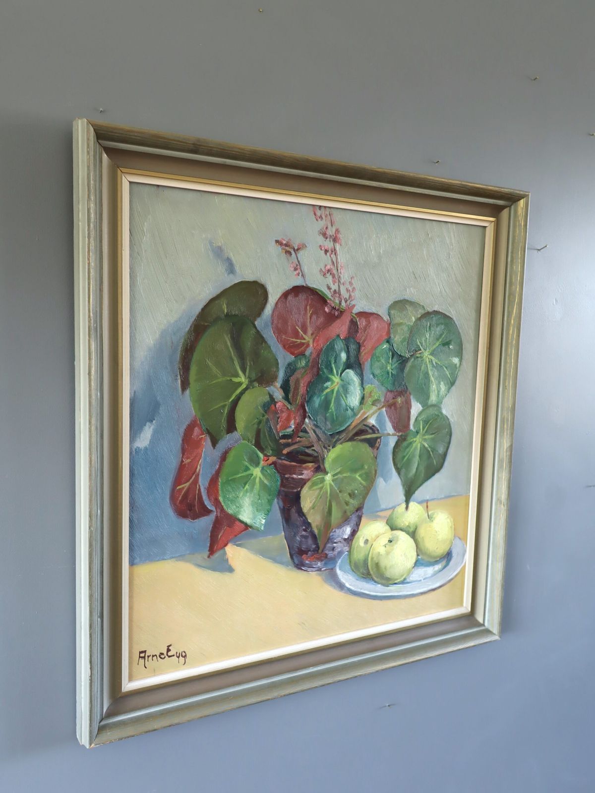 Painting Begonia And Apples, 1940s photo furniture