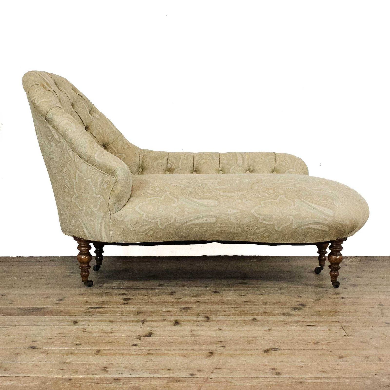 Antique Late Victorian Chaise | Antique Armchair | Antique Seating | Victorian Antiques | Victorian Armchair photo for sale