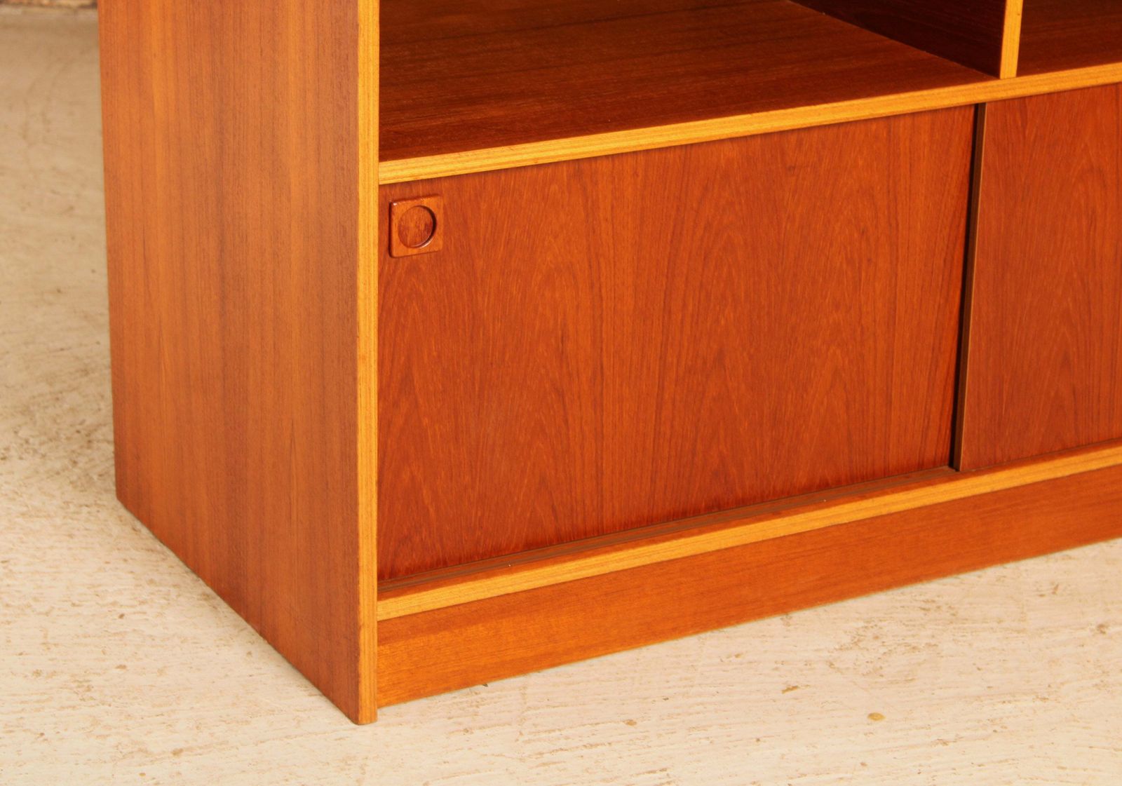 Mid Century Danish Media Stand / Vinyl Record Player Cabinet, Circa 1970s photo 495.0