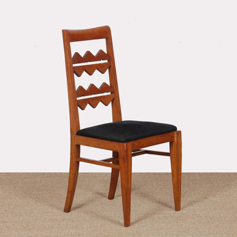 Chaise En Chêne Des Années 1950