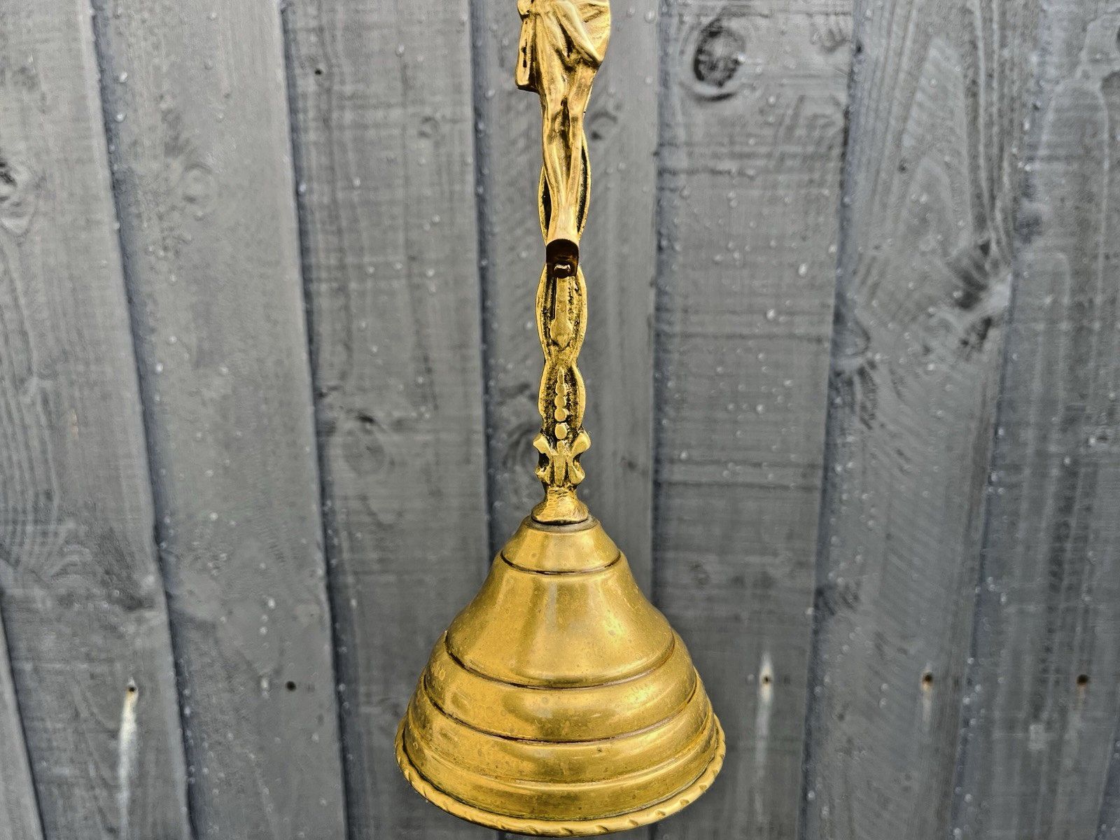French Antique Art Deco Brass Freestanding Altar Crucifix Church Cross Jesus photo Home Decor