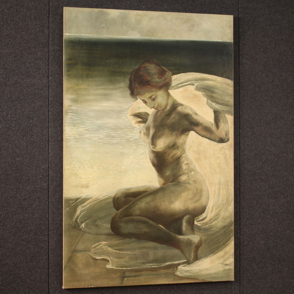 photo furniture Nude Painting Of A Young Woman From The First Half Of The 20th Century