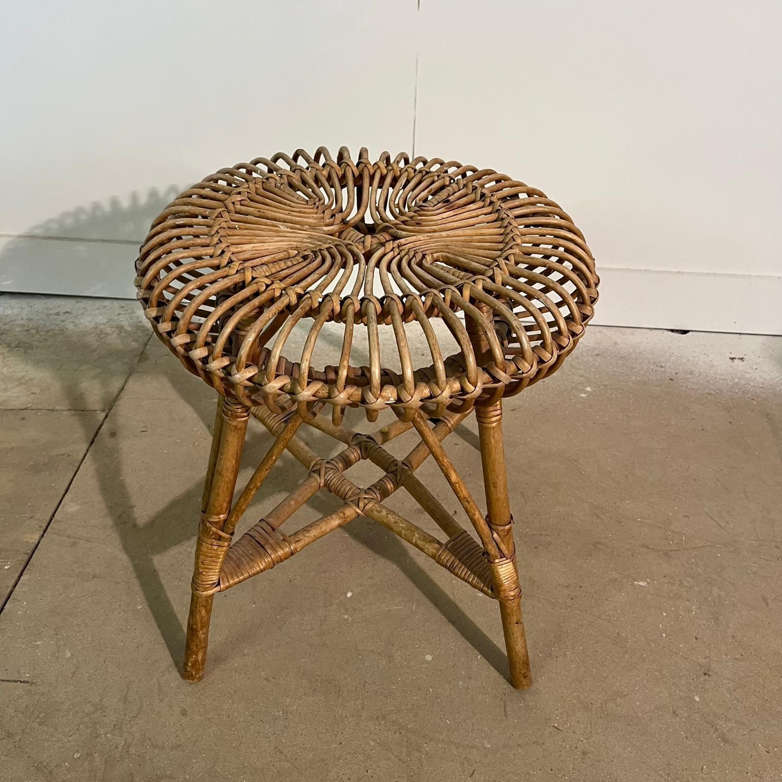 Franco Albini Bamboo Stool Bamboo photo vintage