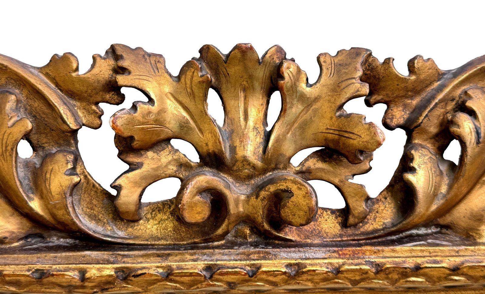 Small 19th Century Italian Giltwood Florentine Mirror (Italy, Circa 1860) photo buy