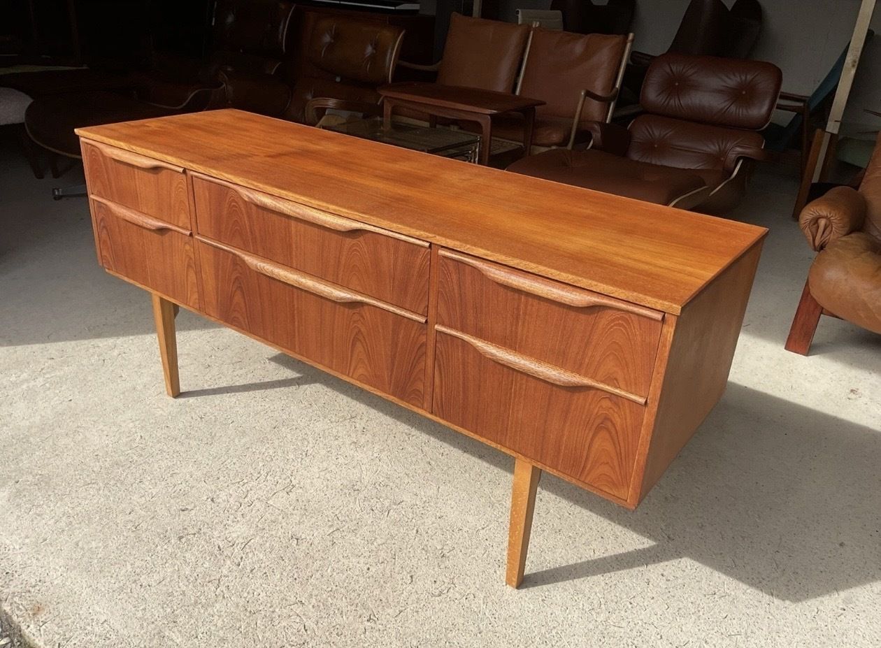 Mid Century Teak Sideboard With Drawers By Frank Guille For Austinsuite 1960s photo Furniture