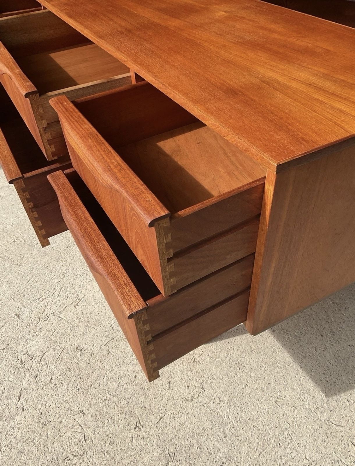 photo for sale Mid Century Teak Sideboard With Drawers By Frank Guille For Austinsuite 1960s